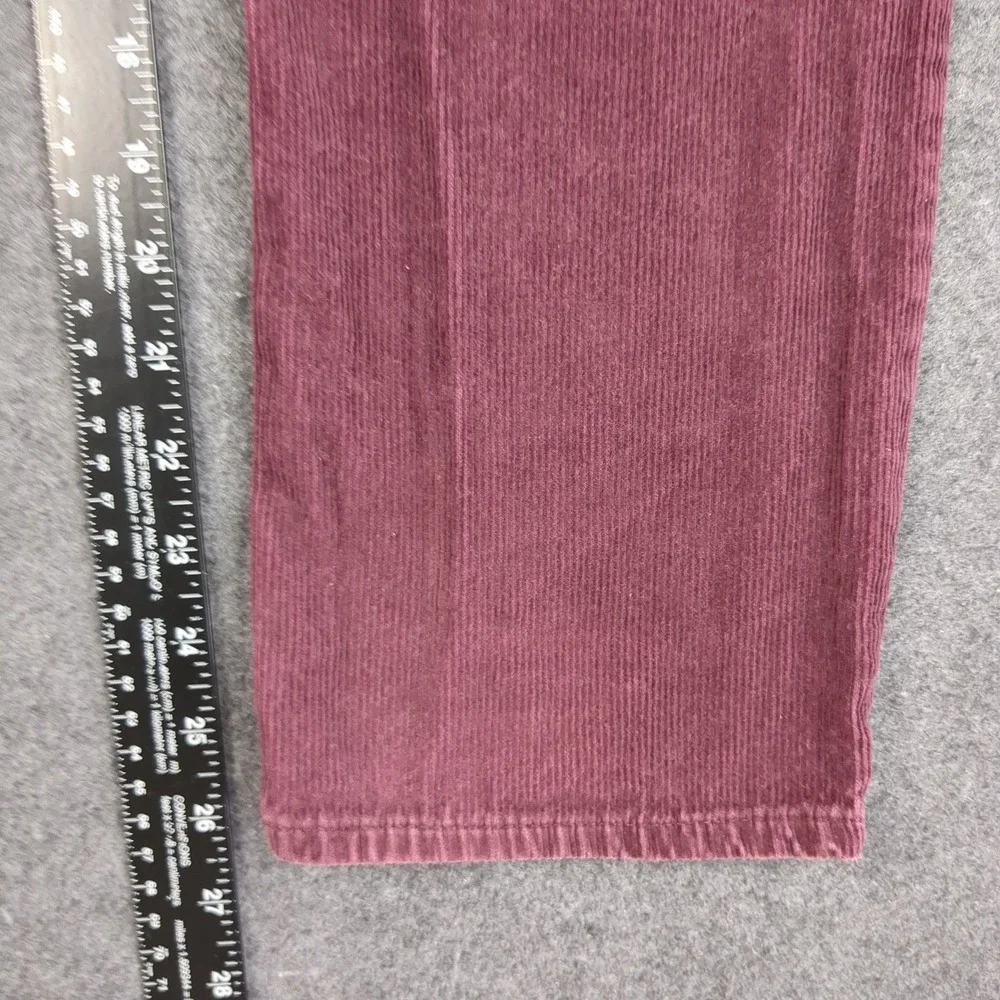 Gap Kids Corduroy Pants Burgundy Size 12 Original Fit Casual Trousers‎